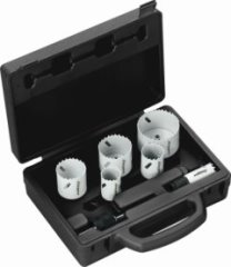 Zestaw otwornic bimetal dla elektryka SYSTEM CLIC 9elem. STALCO PERFECT S-70780