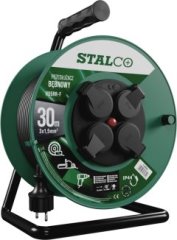 Przedłużacz bębnowy warstwowy PROFESSIONAL 30m, 16A,3x1,5mm STALCO S-46605