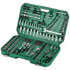 Zestaw kluczy nasadowych i narzędzi 1/4”+3/8”+1/2” 237 elem. opakowanie bmc STALCO S-54018