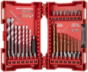 Zestaw wierteł uniwersalnych i bitów udarowych Milwaukee 39 elementów