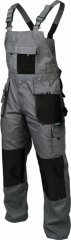 Spodnie ogrodniczki BASIC LINE szary L STALCO S-47868