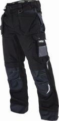 Spodnie robocze CANVAS czarny 2XL STALCO PERFECT S-78929