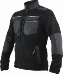 Bluza polarowa męska OXFORD czarny 3XL STALCO PERFECT S-78889