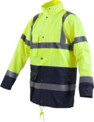 Kurtka ocieplana ostrzegawcza męska FLASH 5in1 żółty XL STALCO S-44182