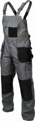 Spodnie ogrodniczki BASIC LINE szary 4XL STALCO S-47875