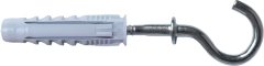 Kołek rozporowy uniwersalny z hakiem sufitowym RXHS-8/4.5X46 nylon (25/300) STALCO PERFECT RXHS084546
