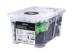 Zestaw system No 4 klips/pokrętło do fugi 1mm opakowanie box 100/50szt. STALCO PERFECT S-75249