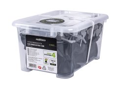 Zestaw system No 4 klips/pokrętło do fugi 1,5mm opakowanie box 100/50szt. STALCO PERFECT S-75251