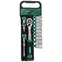 Nasadki i grzechotka na hangerze 12 elementów 1/2” STALCO S-54001