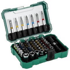 Zestaw bitów ze stali S2 25mm i 50mm, nasadek oraz adaptera, 50elem. STALCO S-13734