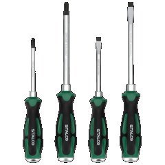 Wkrętaki ślusarskie 4 elem. do pobijania CrV STALCO S-12395