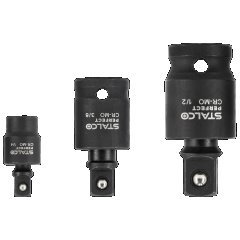 Zestaw przegubów uniwersalnych 3elem. 1/4” 3/8” 1/2” Cro-mo STALCO PERFECT S-85199