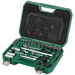 Zestaw kluczy nasadowych 1/2”+1/4” 84 elem. opakowanie bmc STALCO S-54014