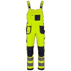 Spodnie ogrodniczki ostrzegawcze BASIC NEON LINE żółty M STALCO S-51670
