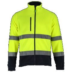 Bluza polarowa ostrzegawcza BASIC NEON LINE żółty 2XL STALCO S-51708
