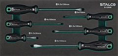 WKRĘTAKI PŁASKIE S2 ZESTAW 6EL. EVA STALCO S-12648