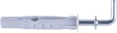 Kołek rozporowy uniwersalny z hakiem prostym KUHP-8x65 nylon (25/300) STALCO KUHP08065