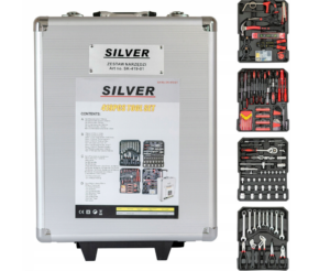 ZESTAW WALIZKA NARZĘDZIOWA NASADKI GRZECHOTKA KLUCZE GRZECHOTKI 419EL