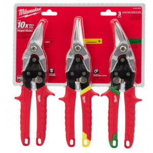 Zestaw nożyc do metalu Milwaukee METAL SNIPS SET / 3 elementy - 4932499020